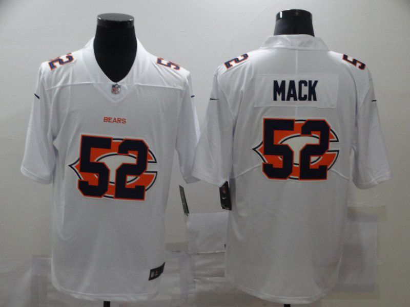 Men Chicago Bears #52 Mack White shadow 2020 NFL Nike Jerseys->buffalo bills->NFL Jersey